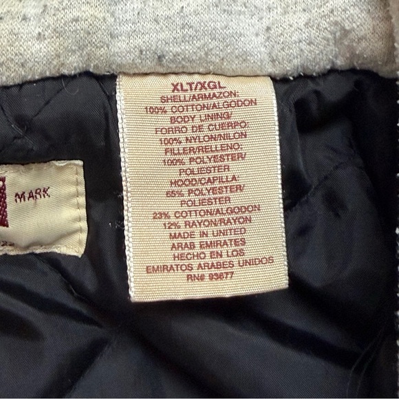 Big Mac Jacket Mens XLT Brown Plaid Hooded Quilted Insulated Flannel Workwear - Picture 6 of 13